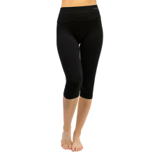 Női leggings Gina bambusz fekete (95033) L női nadrág