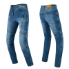  Női motoros farmer W-TEC Arikaro Lady, rugalmas anyag, levehető CE protektorok, stretch panelek, aramidszálas megerősítés, AirVent rendszer kék 30/32
