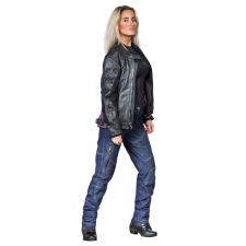 Női motoros farmernadrág W-TEC NF-2990 sötétkék M női nadrág