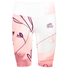  Női nadrág a térd prémium felett ALTISPORT VOJ/ALW083LEG02 FEHÉR -PINK méret: XXXL