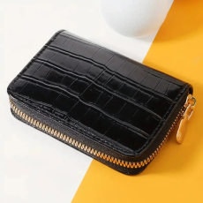  NŐI PÉNZTÁRCA -KROKKO- LAKK- FEKETE-