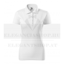  Női piké póló - Fehér női póló
