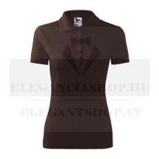  Női piké póló - Sötétbarna