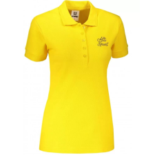 Női póló gallérral ALTISPORT ALW056210 SÁRGA méret: M női póló