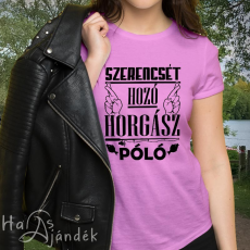  Női póló horgászoknak - Szerencsét hozó póló