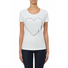 Női póló Love Moschino W4H1909 2XL INTL Fehér női póló