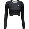  Női prémium, hosszú ujjú funkcionális crop felső ALTISPORT VOJ/ALW000TR04 FEKETE méret: M