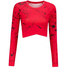  Női prémium, hosszú ujjú funkcionális crop felső ALTISPORT VOJ/ALW034TR04 PIROS méret: M