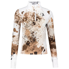  Női sport pulóver prémium plusz ALTISPORT VOJ/ALW055MI04 FEHÉR -BROWN méret: L