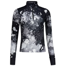  Női sport pulóver prémium plusz ALTISPORT VOJ/ALW055MI04 FEKETE -FEHÉR méret: XS