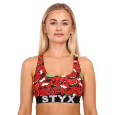 Női sportmelltartó Styx sport art dinnye (IP1459) L melltartó