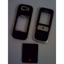 Nokia 2630 komplett ház+gomb, Előlap, fekete mobiltelefon, tablet alkatrész