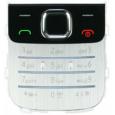 Nokia 2730 Classic, Gombsor (billentyűzet), ezüst mobiltelefon, tablet alkatrész