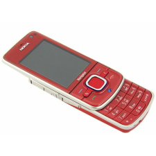 Nokia 6210 Nav elő+akkuf+köz, Előlap, piros mobiltelefon, tablet alkatrész