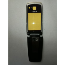 Nokia 6600 Fo k. ház + gomb, Előlap, fekete mobiltelefon, tablet alkatrész