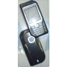 Nokia 6670 elő+akkuf, Előlap, fekete mobiltelefon, tablet alkatrész
