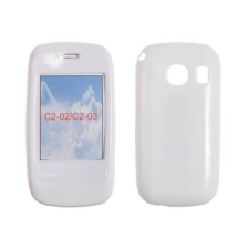 Nokia C2-02/C2-03, Szilikon tok, S-Case, fehér tok és táska