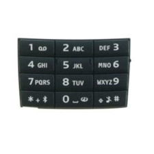 Nokia E66 alsó, Gombsor (billentyűzet), fekete mobiltelefon, tablet alkatrész