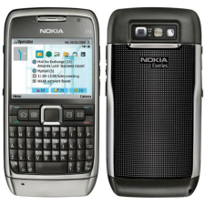 Nokia E71 elő+akkuf, Előlap, szürke mobiltelefon, tablet alkatrész