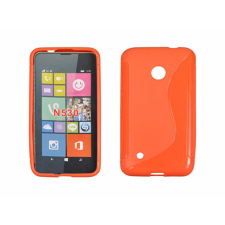Nokia Lumia  530, Szilikon tok, S-Case, narancs tok és táska
