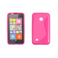 Nokia Lumia  530, Szilikon tok, S-Case, rózsaszín tok és táska