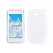 Nokia Lumia  630/635, Szilikon tok, S-Case, fehér tok és táska