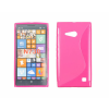 Nokia Lumia  730/735, Szilikon tok, S-Case, rózsaszín