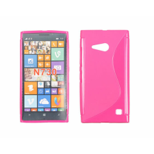 Nokia Lumia  730/735, Szilikon tok, S-Case, rózsaszín tok és táska