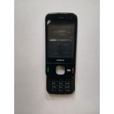 Nokia N85, Előlap, fekete (alsó+felső gombsor) mobiltelefon, tablet alkatrész