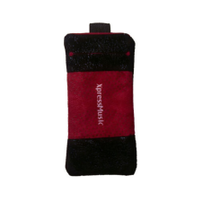 Nokia Tok Xpress Music álló (7x13cm), fekete-piros tok és táska