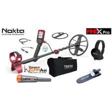 Nokta Nokta FindX Pro fémkereső + Nokta pointer + kiegészítők fémdetektor