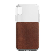 Nomad Clear iPhone X tok átlátszó-barna (NM218R0200) (NM218R0200) tok és táska