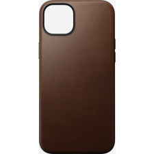 Nomad iPhone 15 Plus Bőr Hátlapvédő tok - Sötétbarna (NM01610885) tok és táska