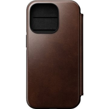 Nomad Leather MagSafe Folio Brown iPhone 14 Pro tok és táska