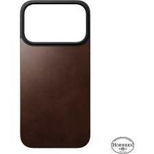 Nomad Magnetic Leather Back Rustic Brown (Horween) iPhone 17 Pro MagSafe tok tok és táska