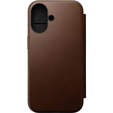 Nomad Modern Leather Folio Brown iPhone 16 tok tok és táska