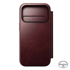 Nomad Modern Leather Folio Burgundy iPhone 17 Pro tok és táska