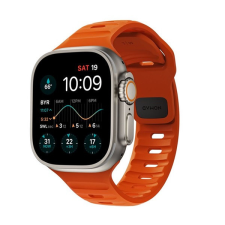 Nomad Sport Apple Watch 42/44/45/49mm M/L szíj, narancs okosóra kellék