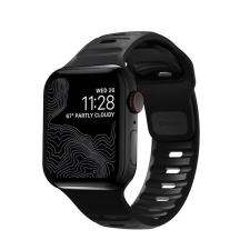 Nomad Sport Apple Watch 42/44/45/49mm szíj, fekete okosóra kellék