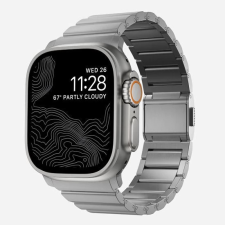 Nomad Titán szíj Apple Watch 49mm/46mm/45mm/44mm/42mm ezüst okosóra kellék