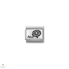 Nomination &quot;Áprilisi születésnapi viráglap&quot; charm - 330112-16 egyéb ékszer