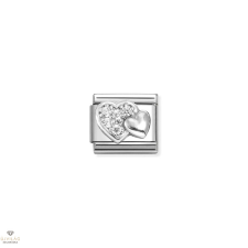 Nomination &quot;dupla szív&quot; charm - 330304-47 medál