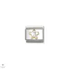 Nomination "Fehér csillag" charm - 030614-010