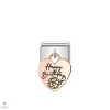 Nomination "Happy Birthday" szív charm - 431803-06