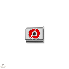 Nomination &quot;Pipacs virág&quot; charm - 330305-17 medál