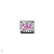 Nomination &quot;Rózsaszin&quot; Ovális charm - 330604-003 medál