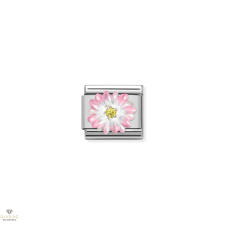 Nomination &quot;Rózsaszín virág&quot; charm - 330321-05 medál