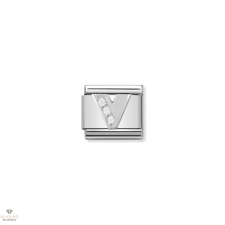 Nomination &quot;V&quot; betű charm - 330301-22 medál