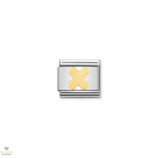 Nomination &quot;X&quot; betű charm - 030101-24 medál