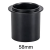 Non branding 8I129 58mm-Saválló kávé örlemény tartó fekete